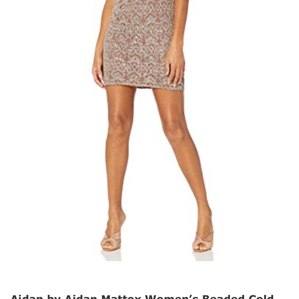 Beautiful beaded Aidan Mattox dress